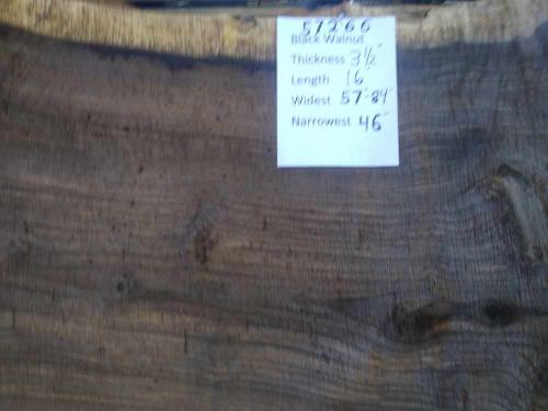 Black Walnut Slab 57266 Black Walnut Slab 57266